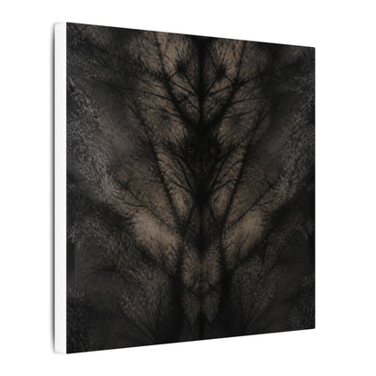 Seijaku Shadow Play Canvas Art - Dark Japandi Charcoal Ink