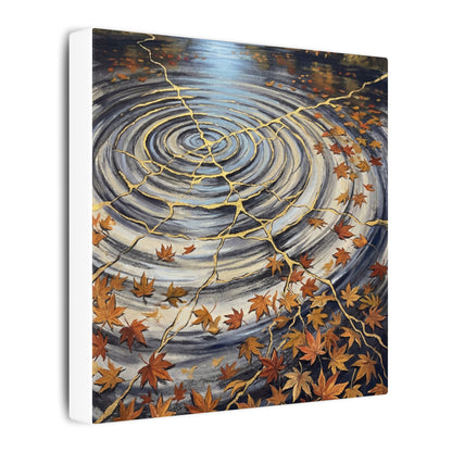 Moonlight Water Ripple Canvas Art - Kintsugi Fukinsei