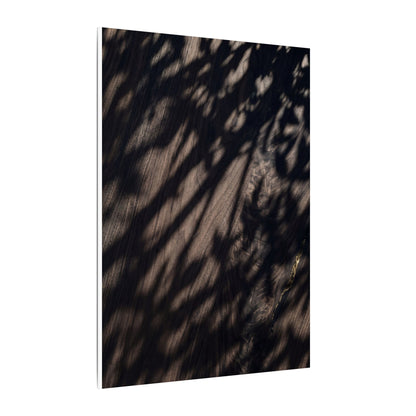 Shadow Play Summer Canvas Art | Dark Japandi Moody Design