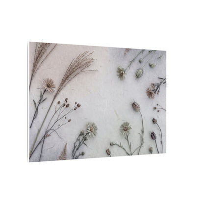 Dried Flowers Japanese Pattern Canvas Art | Elegant Japandi Art