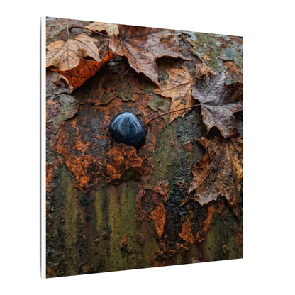 Datsuzoku Rust Patina Canvas Art - Dark Japandi Moody Minimal