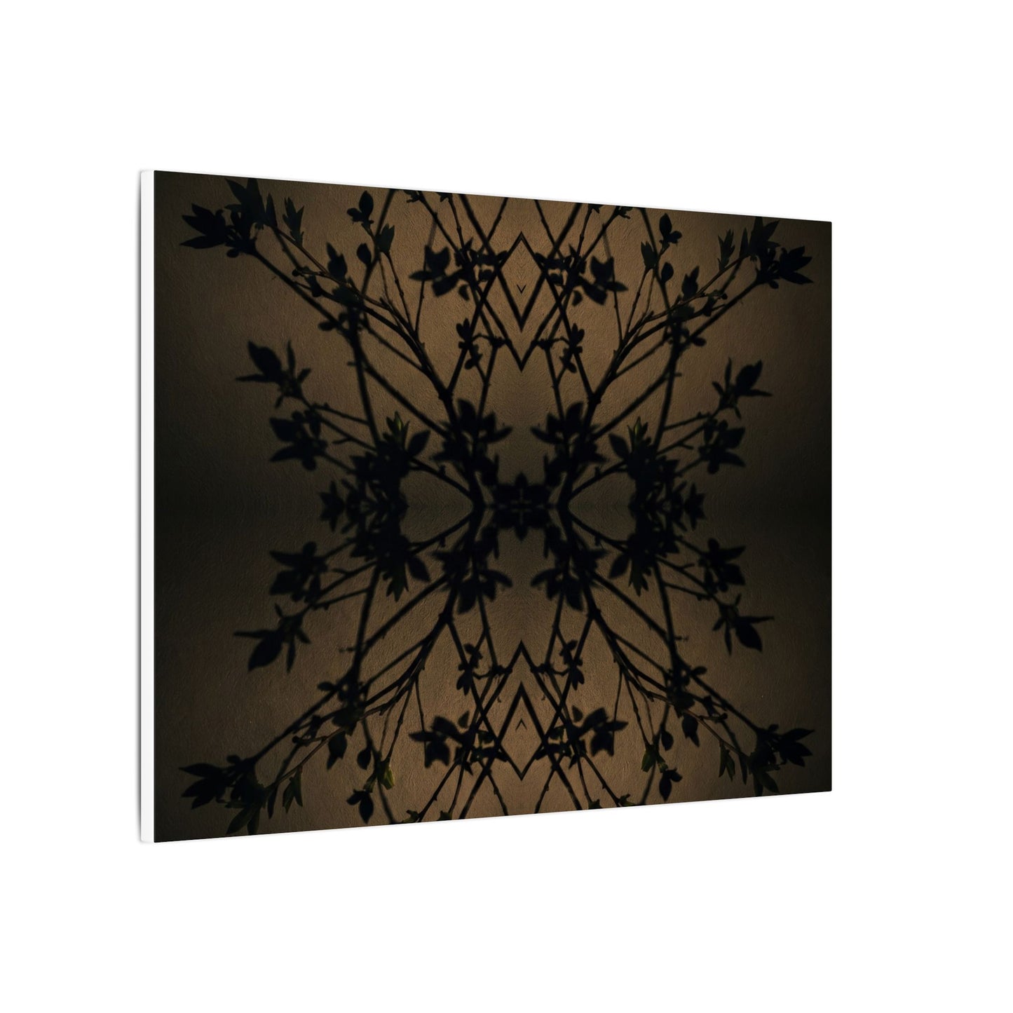Golden Hour Shadow Play Canvas Art - Dark Japandi Seijaku