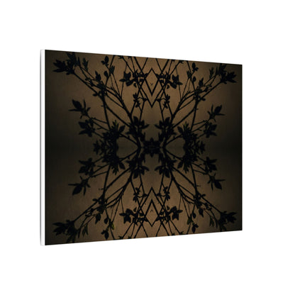 Golden Hour Shadow Play Canvas Art - Dark Japandi Seijaku