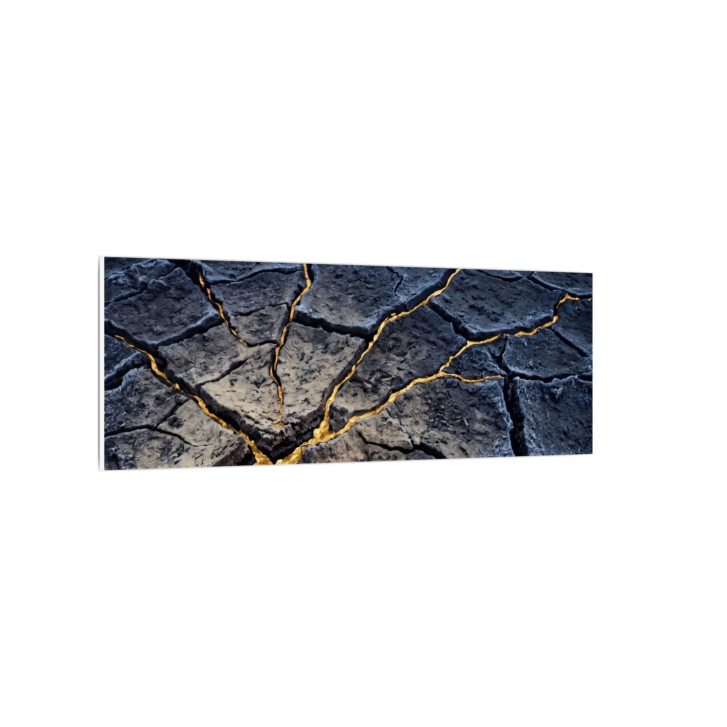 Cracked Earth Broken Beauty Canvas Art | Artful Kintsugi Art