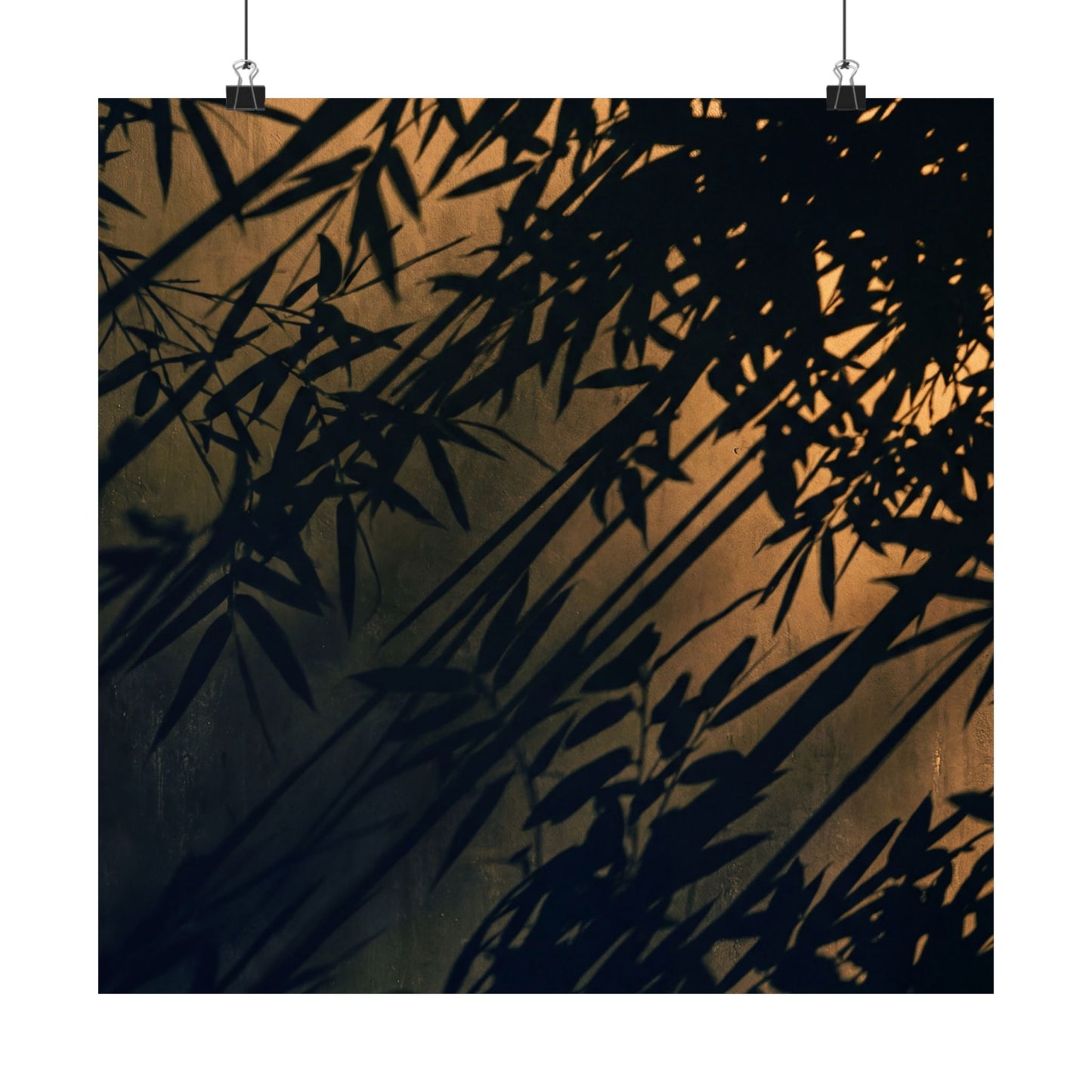 Summer Shadow Play Shadow Zen Wall Art Print | Luxurious Decor