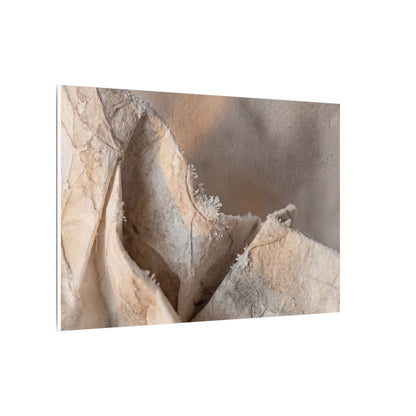 Japandi Paper Fold in Candlelight | Watercolor Canvas Art