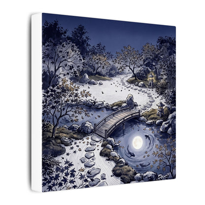Torii Gate Enso Canvas Art | Contemplative Zen Art