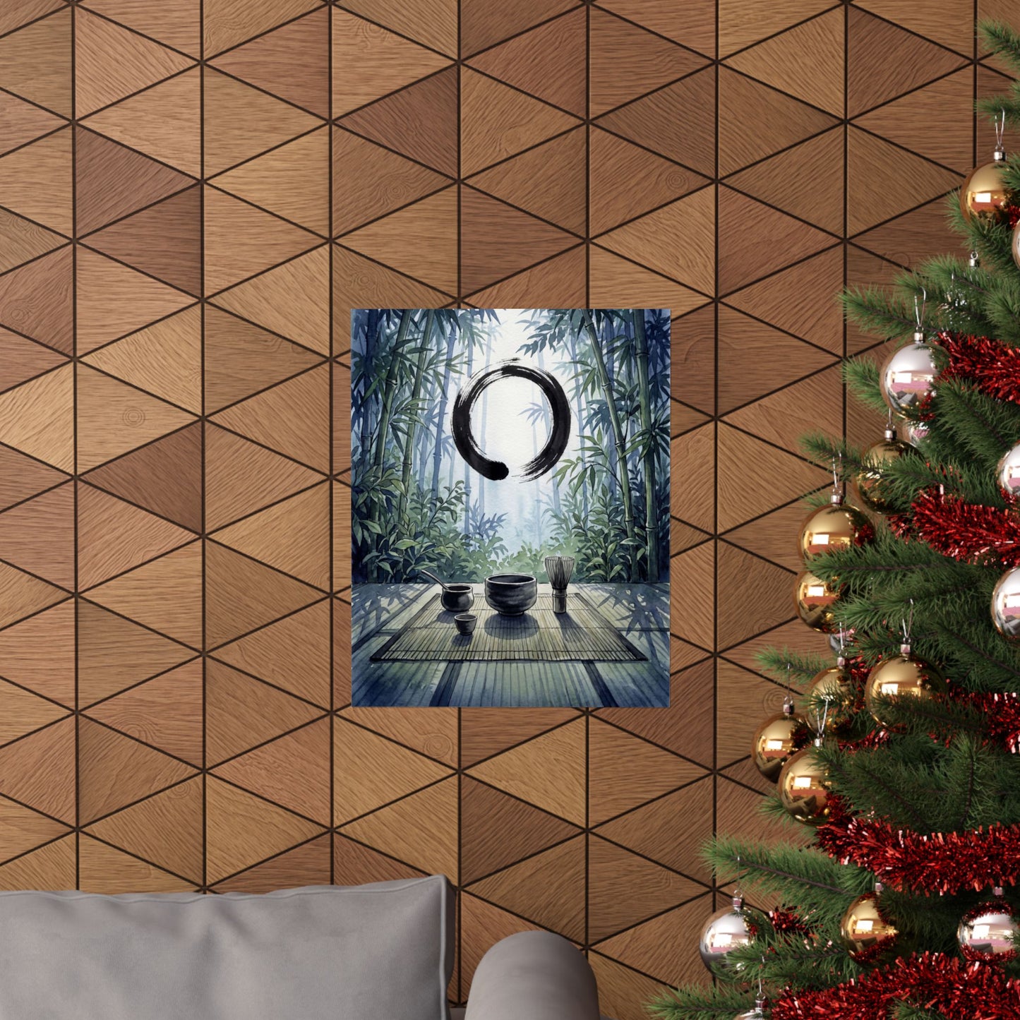 Summer Tea Ceremony Enso Wall Art Print | Peaceful Decor