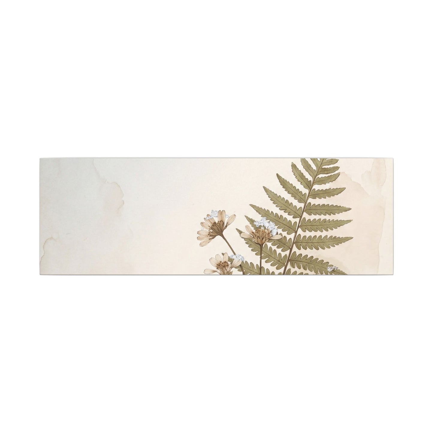 Winter Moss Close Up Herbarium Canvas Art | Enchanting Decor