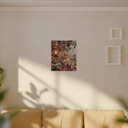 Candlelight Dried Flowers Canvas Art - Japandi Seijaku