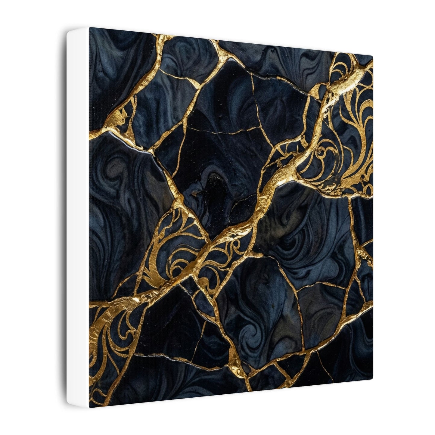 Kintsugi Gold Vein Canvas Art