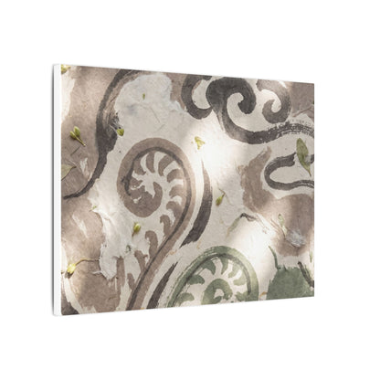 Dappled Ink Brushstroke Canvas Art - Japandi Ma