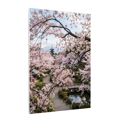 Japandi Ceramic Bowl in Golden Hour | Watercolor Canvas Art