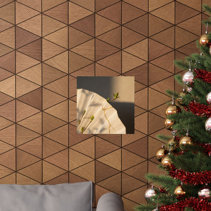 Ma Paper Fold Wall Art Print - Kintsugi Gold Vein