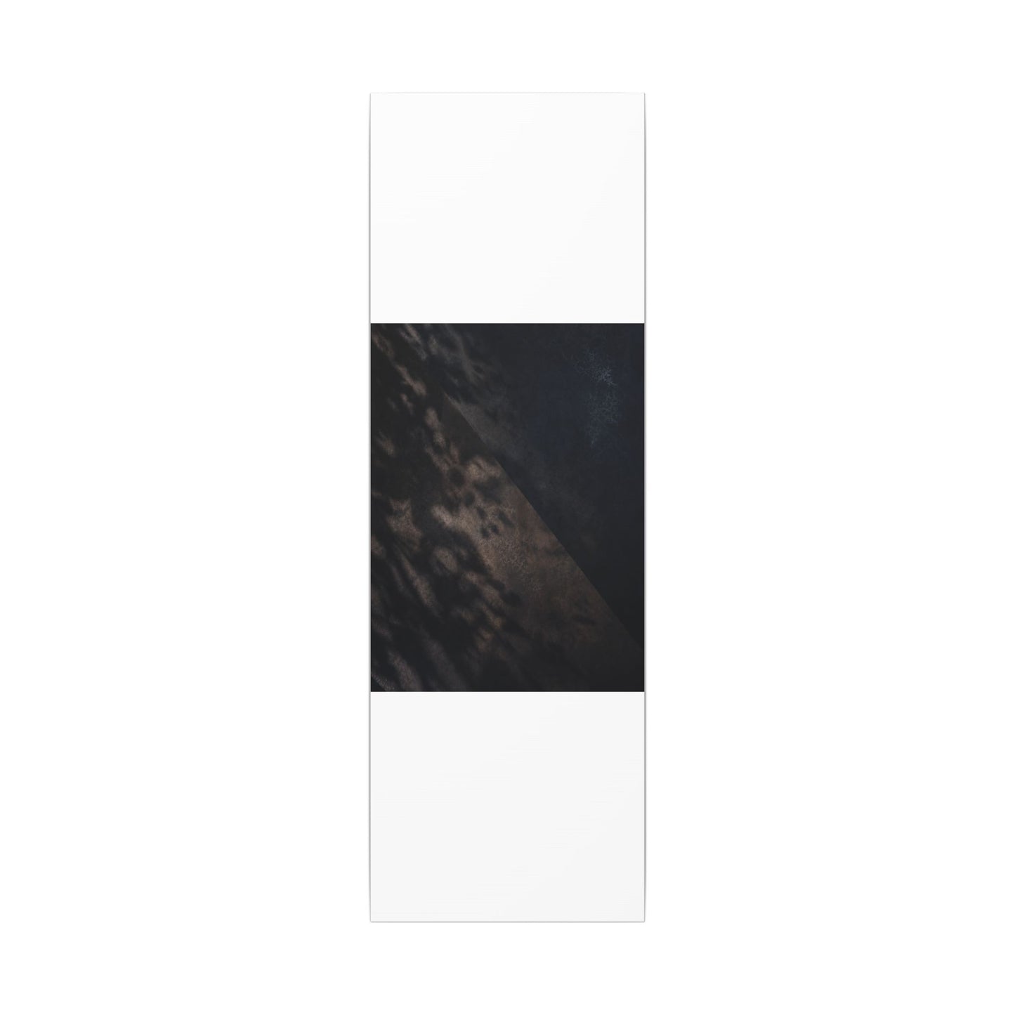 Shadow Play Winter Canvas Art | Dark Japandi Moody Design