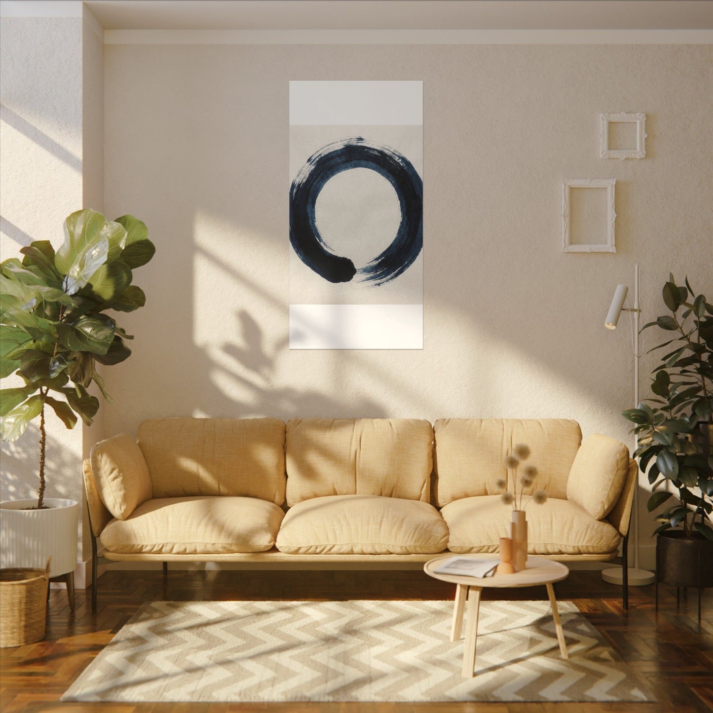 Balanced Meditation Zen Enso Canvas Art