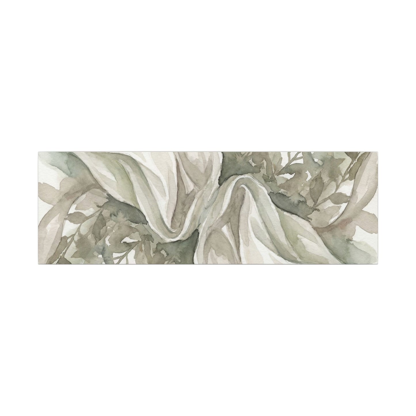 Summer Silk Drape Watercolor Canvas Art | Cozy Decor
