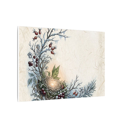 Winter Shoji Screen Forest Whimsy Canvas Art | Enchanting Decor