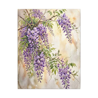 Wisteria Spring Canvas Art | Japandi Cozy Design