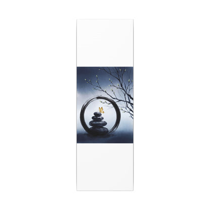 River Stones Spring Canvas Art | Zen Peaceful Design