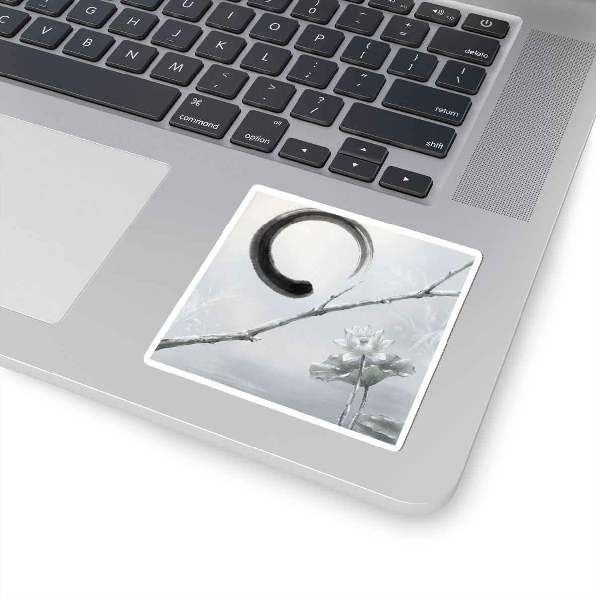 Ma Lotus Flower Sticker - Zen Enso