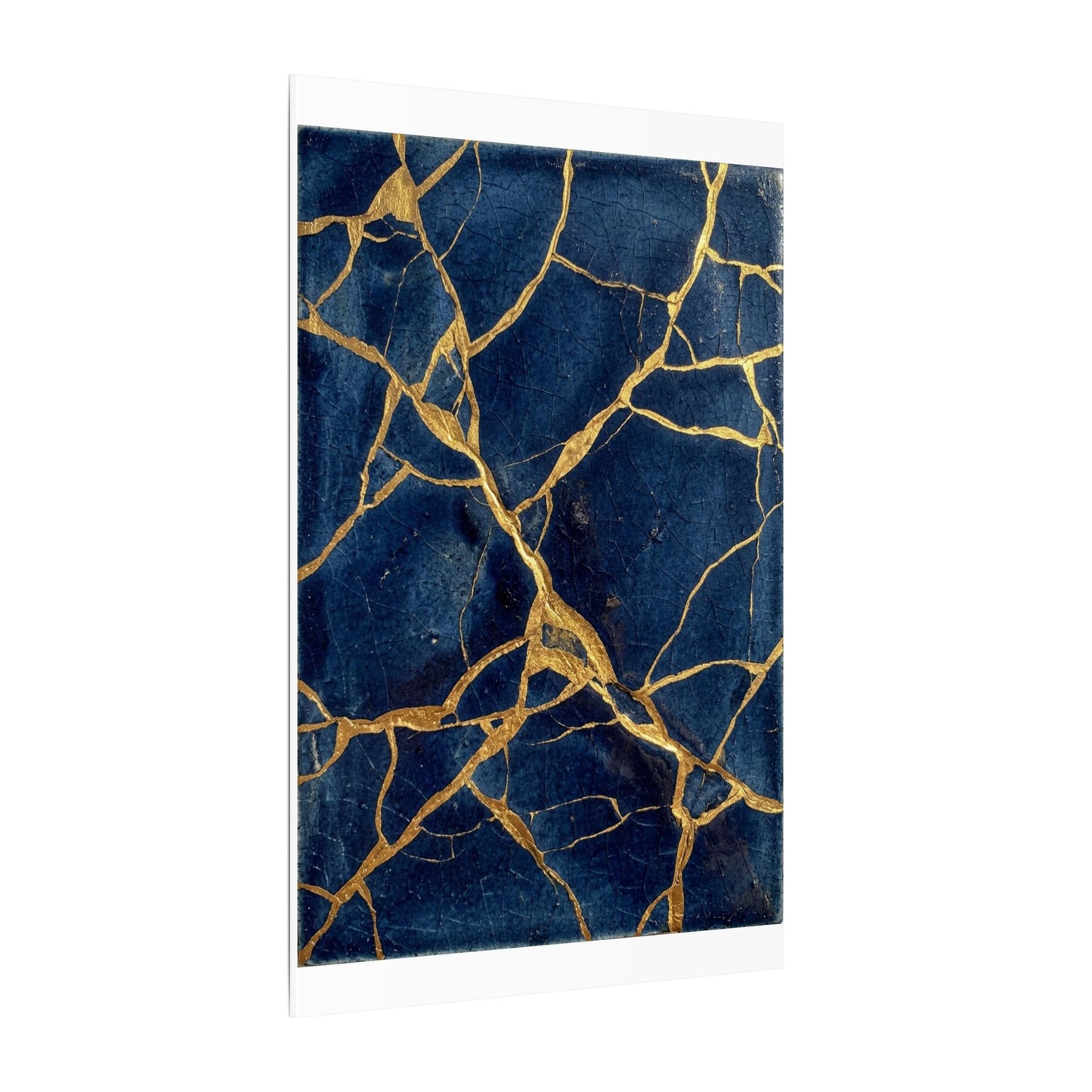 Kintsugi Crackle Canvas Art