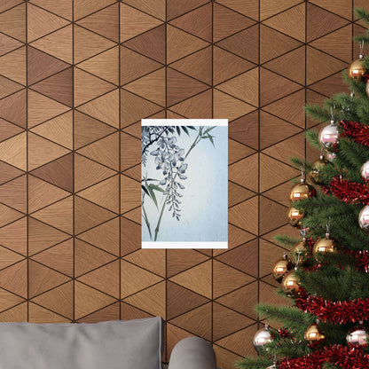 Wisteria Winter Wall Art Print | Zen Calm Design