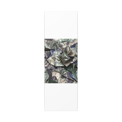 Shibui Paper Fold Canvas Art - Japandi Japanese Pattern