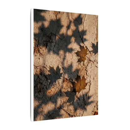 Cozy Shadow Play Canvas Art - Texture Japandi
