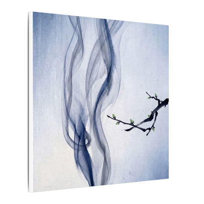 Incense Smoke Spring Canvas Art | Zen Tranquil Design