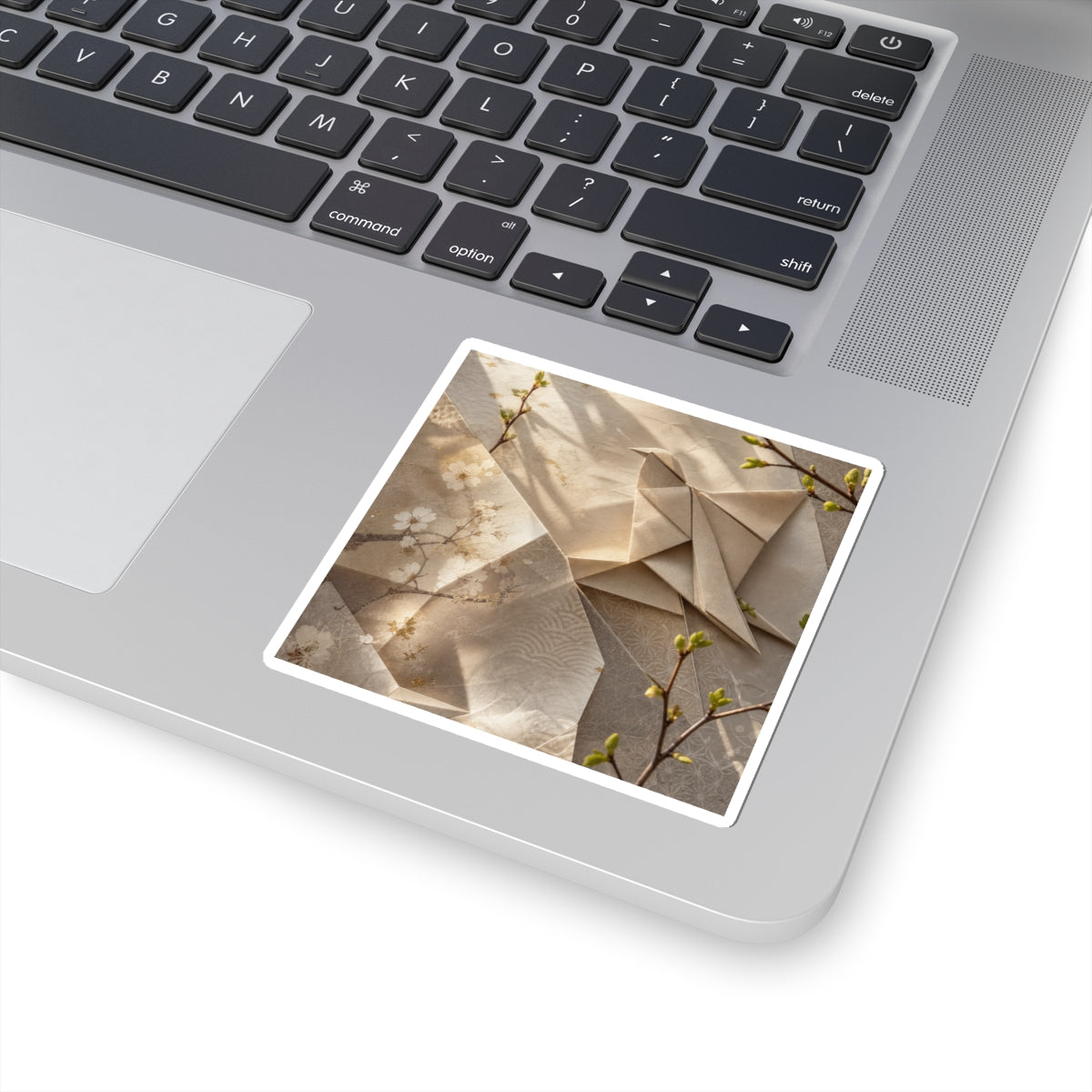 Paper Fold Sticker | Spring Japandi Japanese Pattern Art