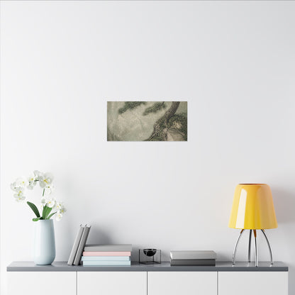Fukinsei Pine Tree Canvas Art - Japandi Texture