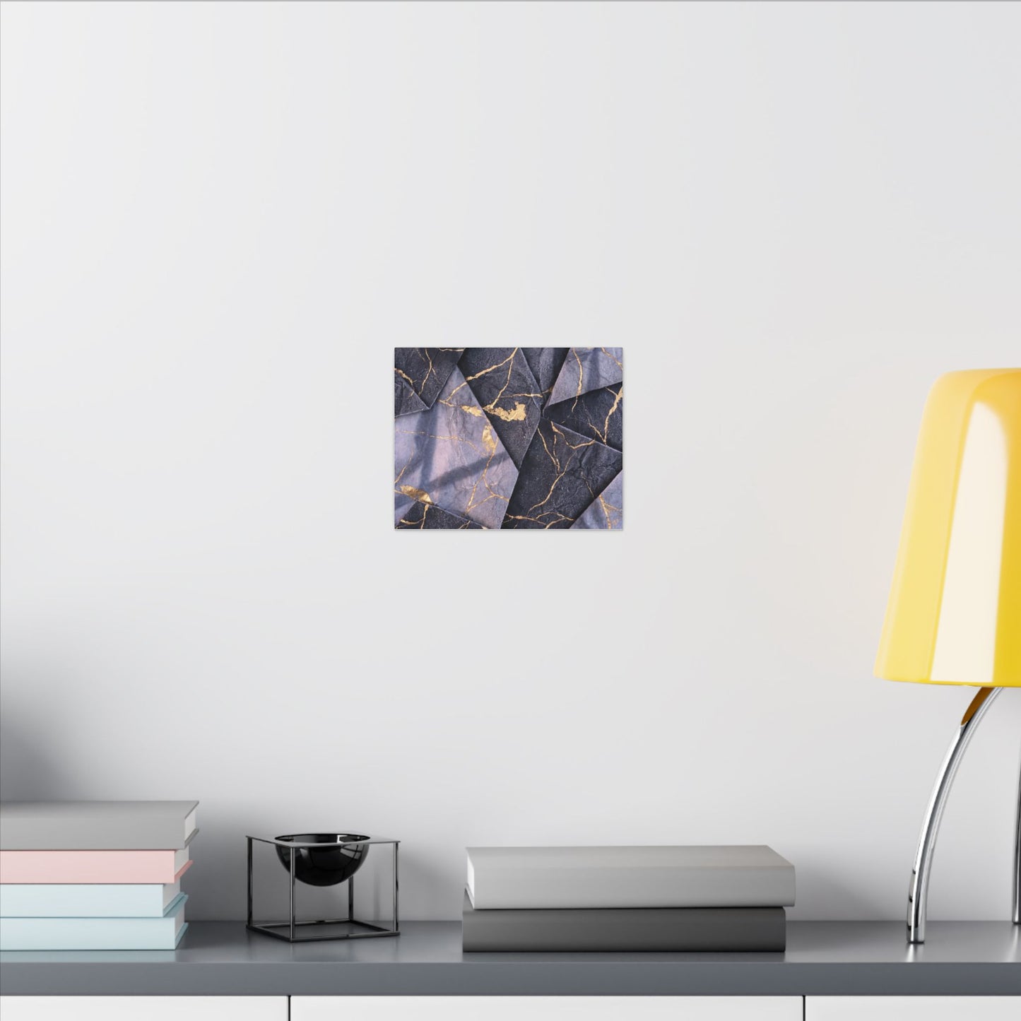 Seijaku Paper Fold Canvas Art - Kintsugi Gold Vein