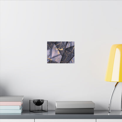 Seijaku Paper Fold Canvas Art - Kintsugi Gold Vein