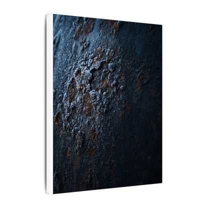 Rust Patina Canvas Art | Winter Dark Japandi Shadow Zen Art