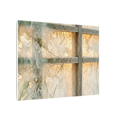 Winter Shoji Screen Watercolor Canvas Art | Elegant Decor