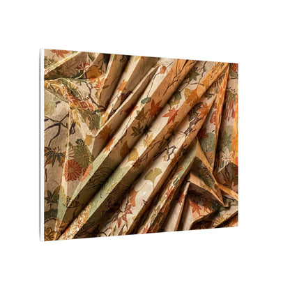 Paper Fold Autumn Canvas Art | Japandi Earthy Design