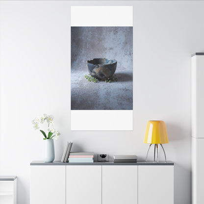 Ceramic Bowl Spring Canvas Art | Japandi Warm Design