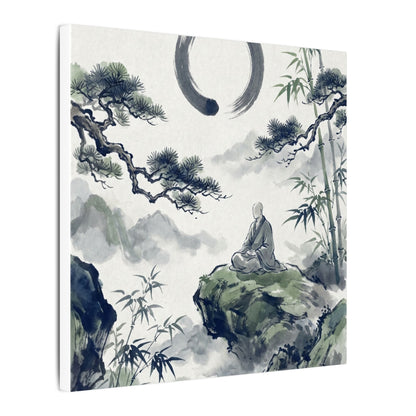 Zen Sumi-e Canvas Art
