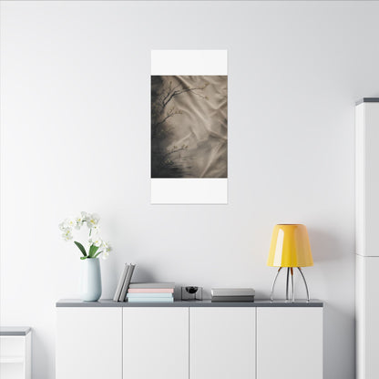 Silk Drape Canvas Art | Spring Japandi Japanese Pattern Art