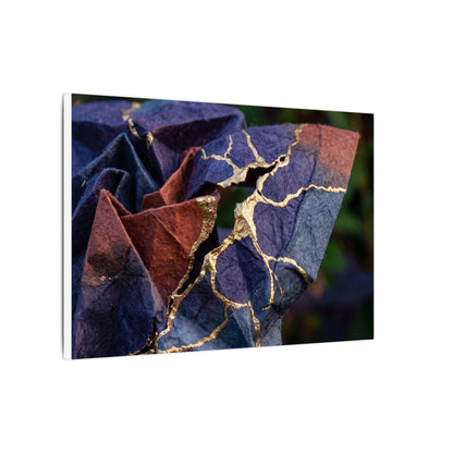 Philosophical Paper Fold Canvas Art - Gold Vein Kintsugi
