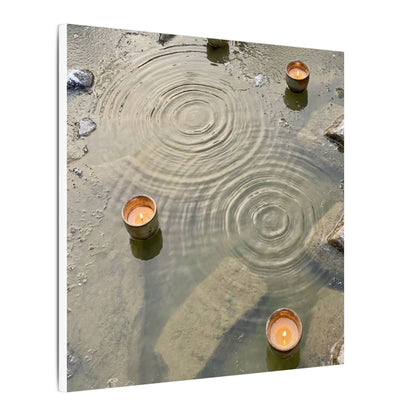 Water Ripple Canvas Art | Winter Japandi Japanese Pattern Art