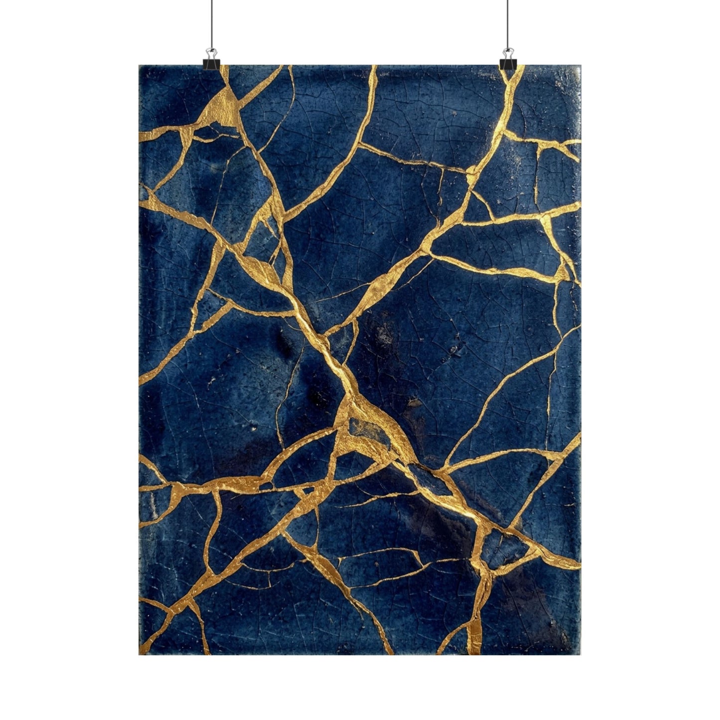 Kintsugi Crackle Wall Art Print Art Print