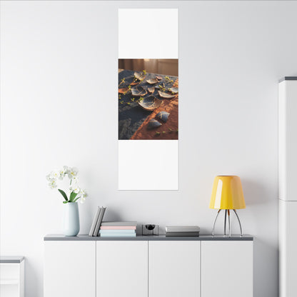 Spring Broken Pottery Gold Vein Canvas Art | Philosophical Decor