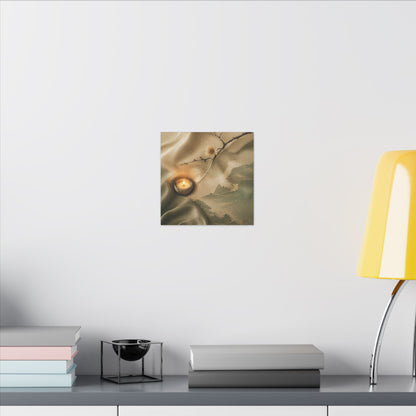 Silk Drape Japanese Pattern Canvas Art | Warm Japandi Art