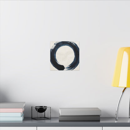 Balanced Meditation Zen Enso Canvas Art