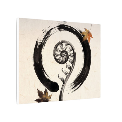 Fern Unfurling Autumn Canvas Art | Zen Peaceful Design