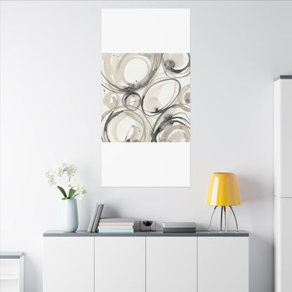 Handcrafted Feel Japandi Watercolor Canvas Art