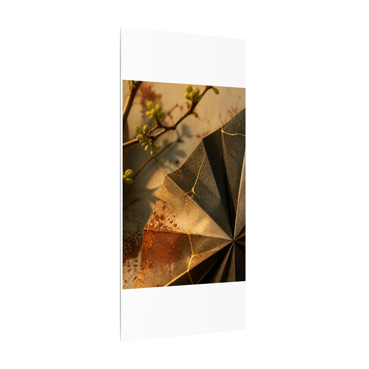 Ma Paper Fold Canvas Art - Kintsugi Broken Beauty