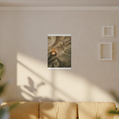 Silk Drape Japanese Pattern Canvas Art | Warm Japandi Art